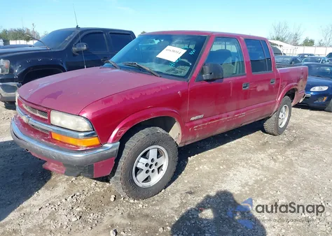 2001 Chevrolet S-10 Ls from USA, damaged, VIN 1GCDT13W11K236337